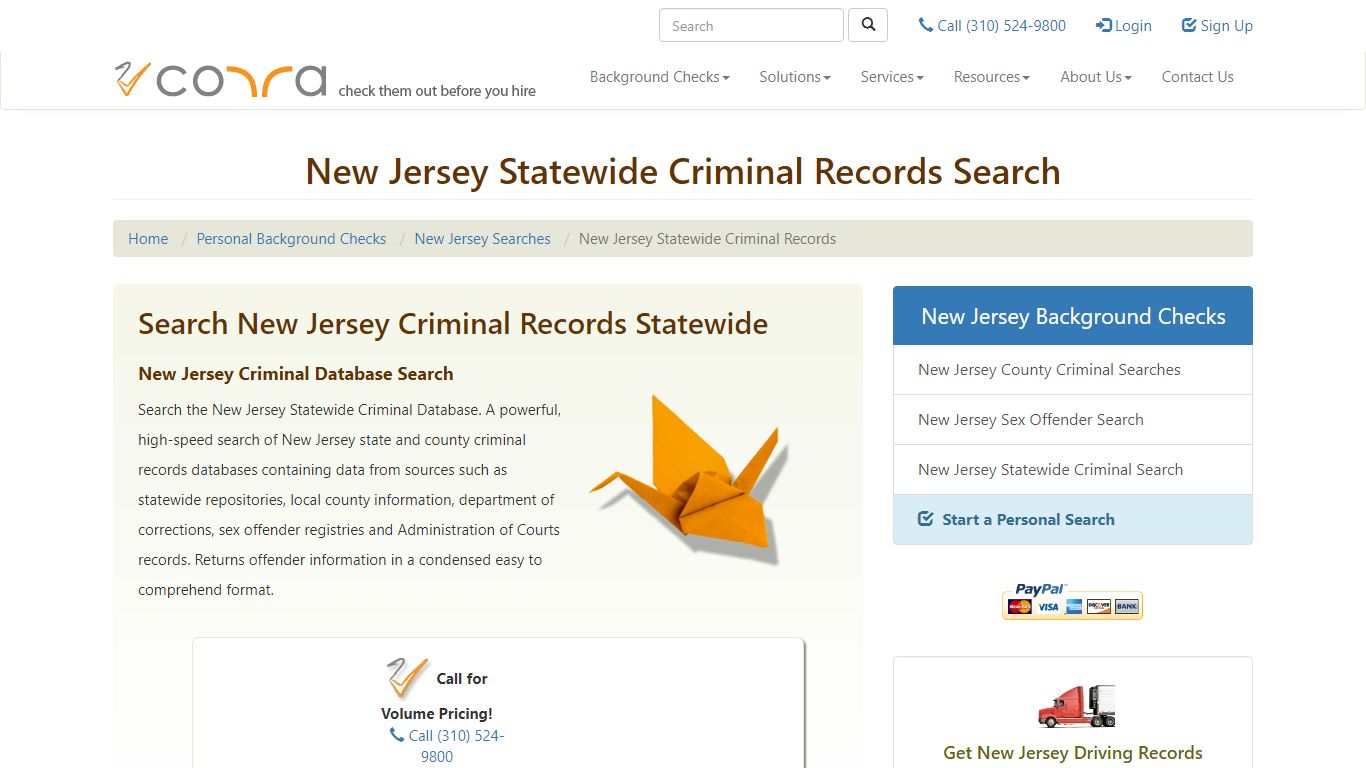 New Jersey Criminal Records | Statewide Background Checks Searches